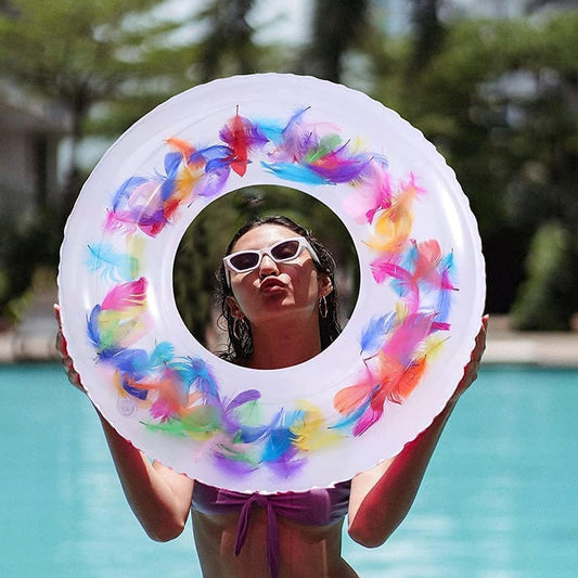 Swim Ring, For children, Conveniently Portable, Feathers, for Swimming