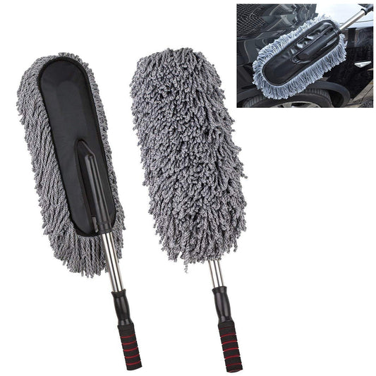 Car Duster, Long Retractable Soft Non-Slip Handle - main product shot