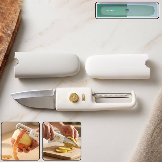 2 in 1 Knife, Multifunctional peeler fruit knife (1 Pc)