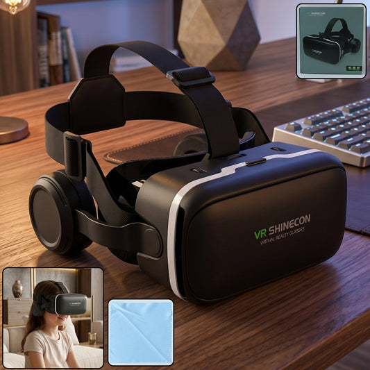 3D / HD VR Box Glasses Headset for iOS for Android Smartphone (1 Pc)
