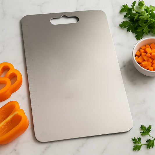 Stainless Steel Vegetable Cutting Chopping Board - main product shot