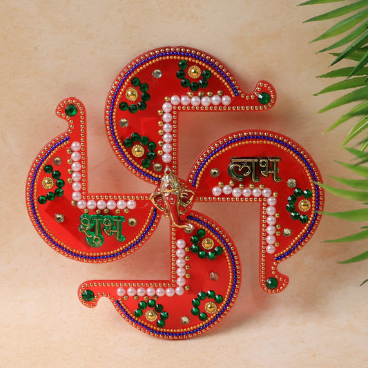 Acrylic Swastic Shubh Labh